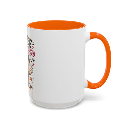 Coffee Fueled & Focused Mug — Cute Cartoon Coffee Cup Gift (11/15oz)