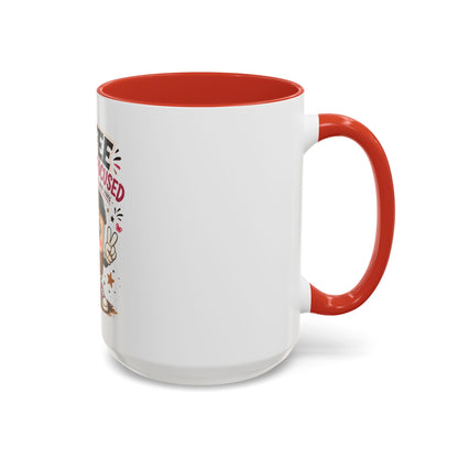 Coffee Fueled & Focused Mug — Cute Cartoon Coffee Cup Gift (11/15oz)