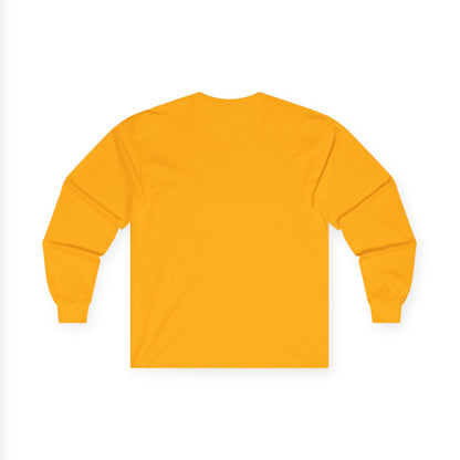 Halloween Witch Pumpkin Long Sleeve Tee — "Glam to Give a Boo!" Graphic Shirt