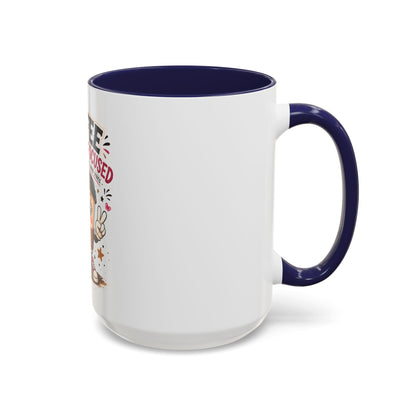 Coffee Fueled & Focused Mug — Cute Cartoon Coffee Cup Gift (11/15oz)